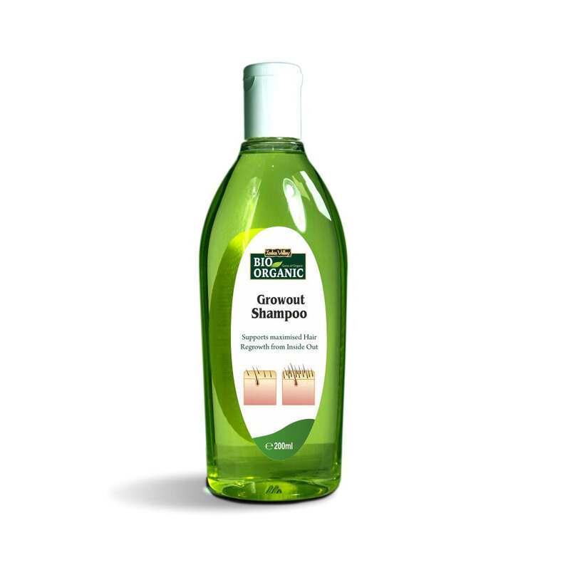 Indus Valley Bio Organic 100% Natural Halal Certified Growout Shampoo, 200ml