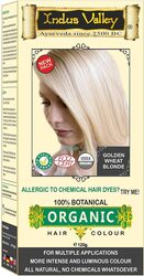 Indus Valley Botanical Hair Colour Best for Allergy Sufferers and Sensitive Skin, Golden Wheat Blonde