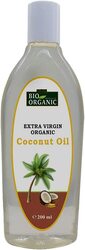 Indus Valley Bio Organic 100% Extra Virgin Halal Certified Coconut Oil for Hair Body Massage Pure Unrefined Coconut Oil, 200ml