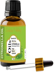 Indus Valley 100% Pure Natural Halal Certified Citronrlla Essential Oil, 15ml