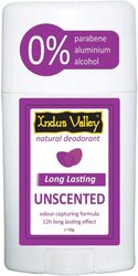 Indus Valley 100% Organic Halal Certified Unscented Antiperspirant Body Deo Stick Unisex, 50gm