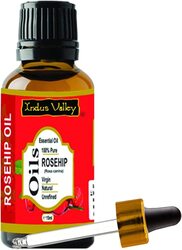 Indus Valley 100% Pure Natural Halal Certified Rosehip Essential Oil, 15ml