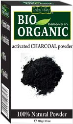 Indus Valley BIO Organic 100% Natural Halal Certified Activated Charcoal Powder, 100gm
