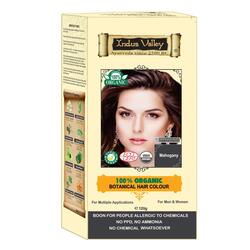 Indus Valley Botanical Hair Colour Best for Allergy Sufferers and Sensitive Skin, Mahogany