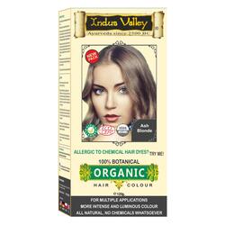 Indus Valley Botanical Hair Colour Best for Allergy Sufferers and Sensitive Skin, Ash Blonde