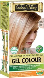 Indus Valley Natural Organic Halal Damage Free Gel Hair Colour for Grey Coverage Hair, Light Blonde