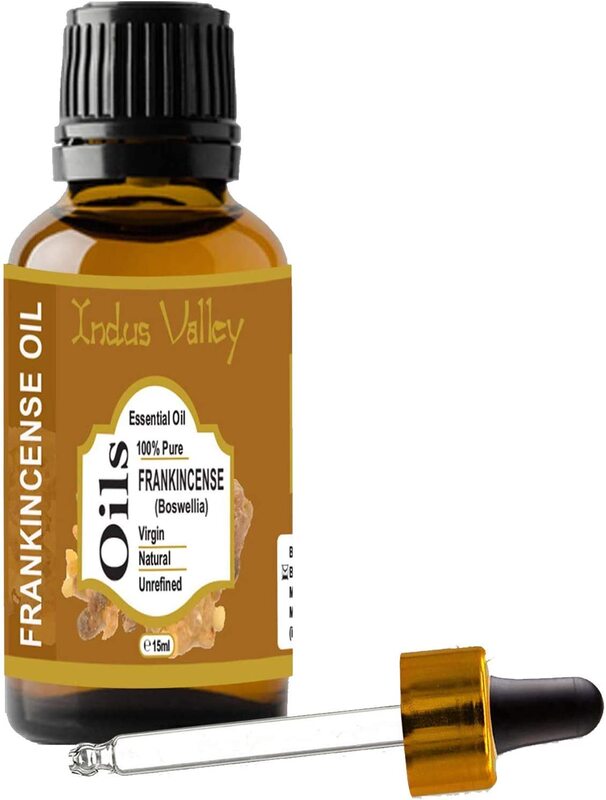 Indus Valley 100% Pure Natural Halal Certified Frankincense Essential Oil, 15ml