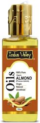 Indus Valley 100% Natural Halal Certified Almond Carrier Oils Glowing Skin Hair Treatment, 50ml
