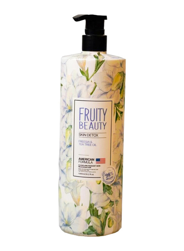 

Fruity Beauty Skin Detox Body Wash with Freesia & Tea Tree Oil Extracts, 1000ml