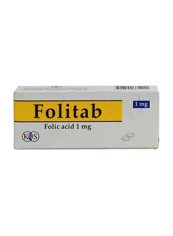 

Folitab Folic Acid 1mg, 20 Tablets