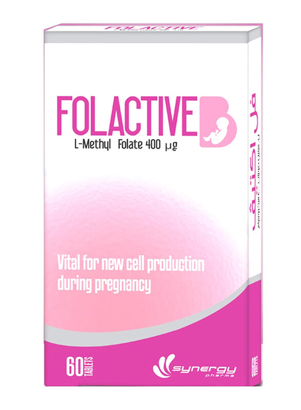 

Synergy Folactive Tablet, 60 Tablets