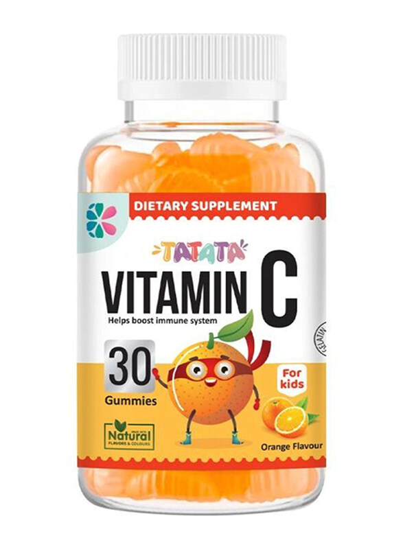 

Tatata Orange Vitamin C for Kids, 30 Gummies