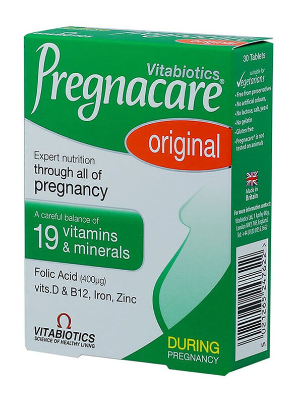 

Vitabiotics Pregnacare Original, 30 Tablets