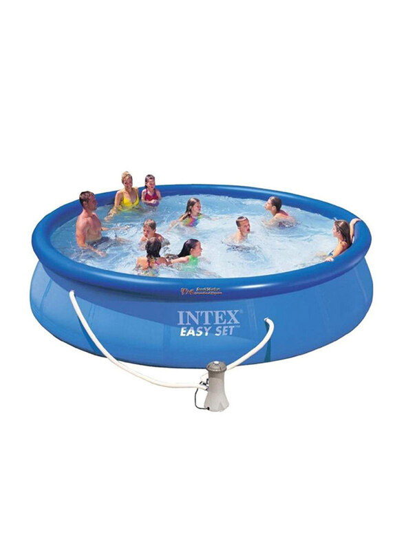 

Intex Easy Set Pool with Filter Pump, 12-Feet, Blue