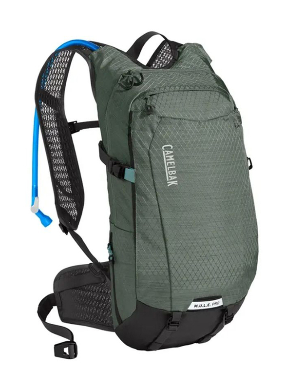 Camelbak 100oz Mule Pro Vest Hydration Backpack, Agave Green/Black