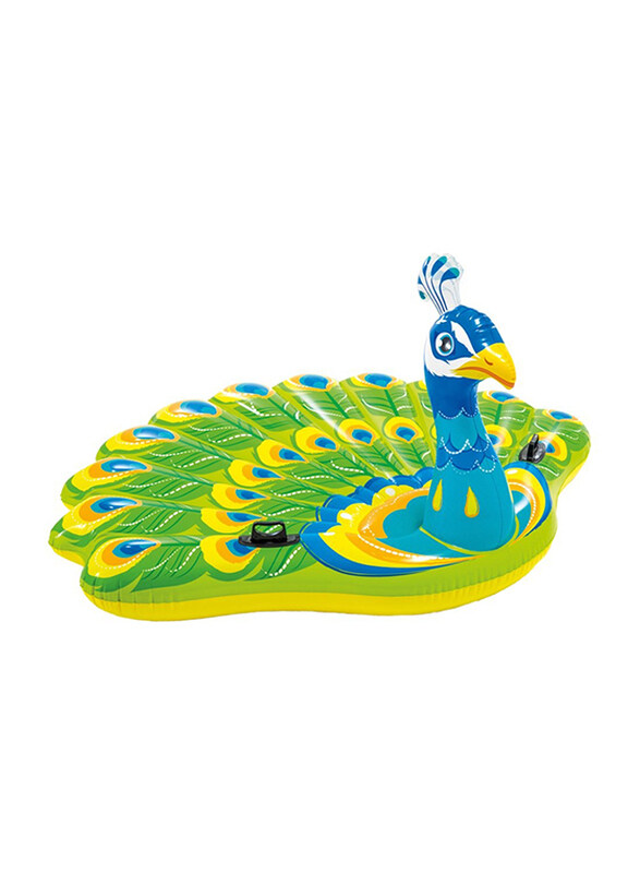 

Intex Peacock Island Inflatable Pool Floater, Multicolour