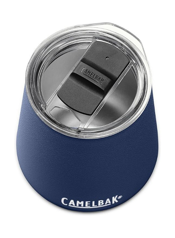 Camelbak 12oz Vacuum Insulated Stainless Steel Wine Tumbler, Navy Blue
