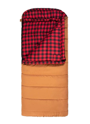 Teton 90 x 40-inch Sports Bridger Canvas Sleeping Bag, Orange