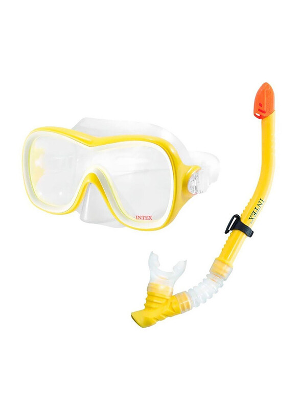 

Intex Wave Rider Mask Set and Easy Flow Snorkel, Yellow
