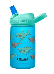 Camelbak Eddy+ Kids VSS School of Sharks Bottle, 12oz, Blue