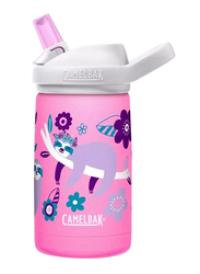 Camelbak Eddy+ Kids VSS Flowerchild Sloth Bottle, 12oz, Pink