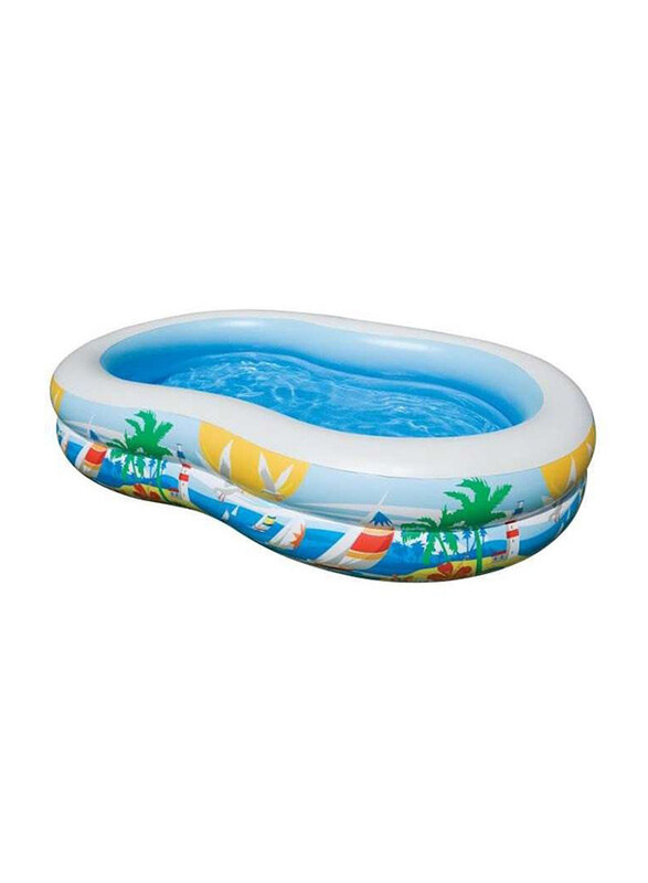 

Intex Swim Center Seashore Children Inflatable Swimming Pool, Multicolour