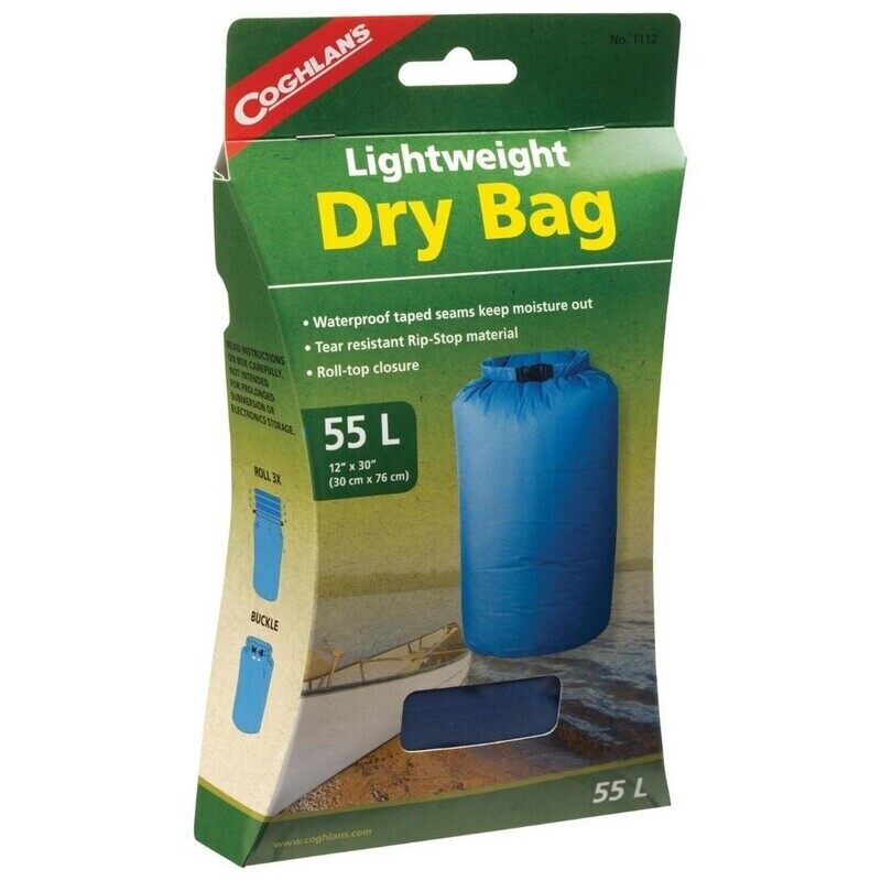 

Coghlans Lightweight Dry Bag, 55 Ltr, Blue