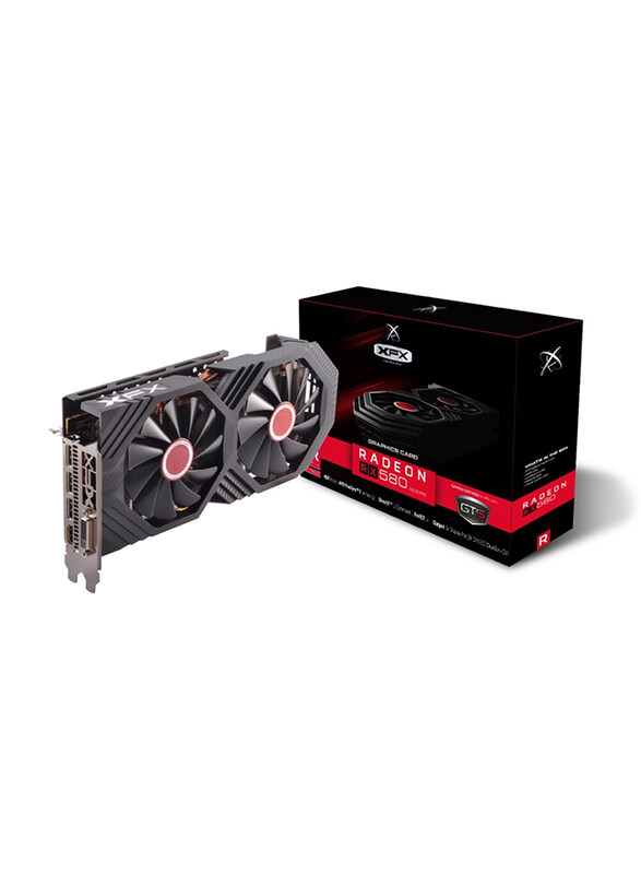 

XFX 8GB AMD Radeon RX 580 GTS XXX Edition Graphic Card, RX-580P8DFD6, Black