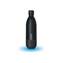 Moxedo Vacuum Flask Water Bottle with Built in Wireless Speaker and LED Light Double Wall Vacuum Insulated Hot and Cold BPA Free 460ML for Gym Home Office Outdoor and Work Black Color