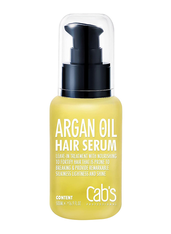 Cab's Moroccan Argan Oil Hair Serum for for All Hair Types, 50ml