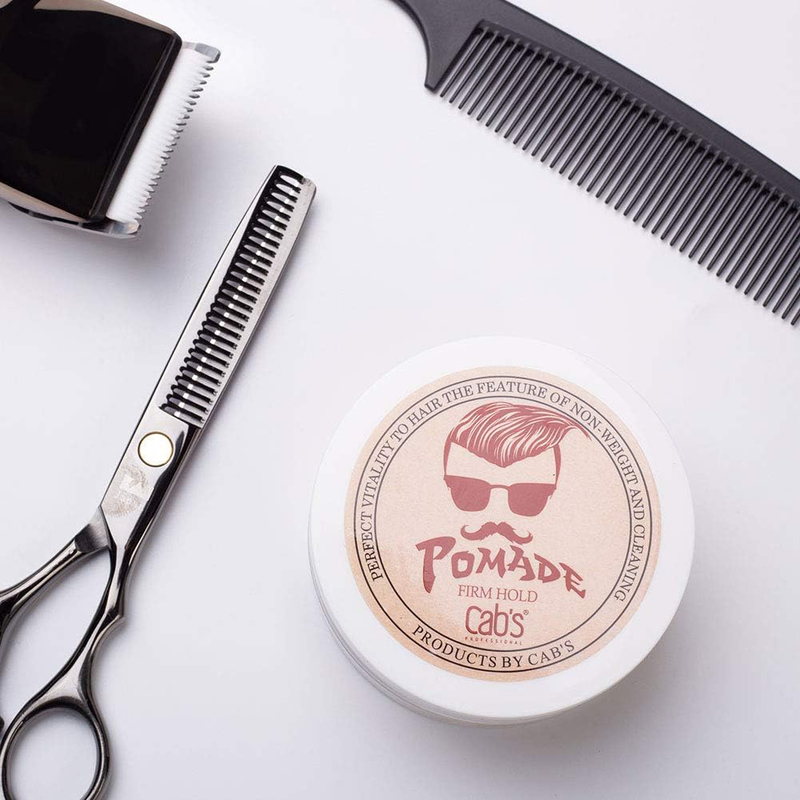 Cab's Firm Hold Hair Pomade for Men with Strong Firm Hold for High Shine, 80gm