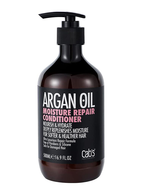 

Cab's Argan Oil Moisturizing Conditioner Hydrating Colour Protection Dry Damage Hair, 500ml