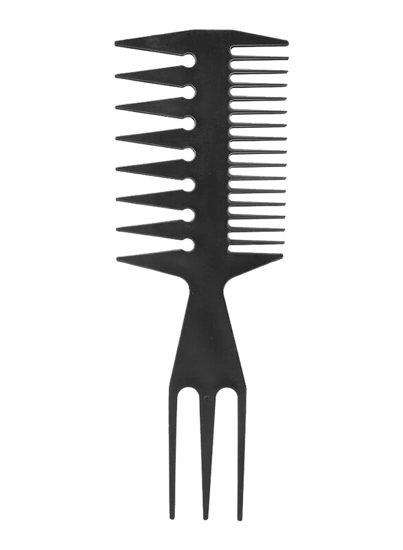 

Generic Hair Comb Styling Set Double Side Tail Combs with Afro Pick Barber Wide Tooth Comb, 1 Piece