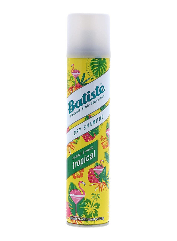 

Batiste Instant Hair Refresh Dry Shampoo Tropical Fragnance, 200ml