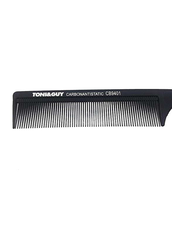 Toni & Guy Professional Antistatic Hair Sectioning Tooth Metal Pin Tail Comb, 1 Piece