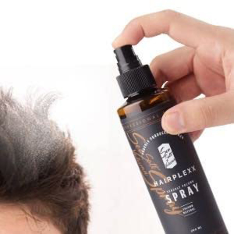 Hairplexx Sea Salt Volume Hair Spray for Men, 3 x 200ml