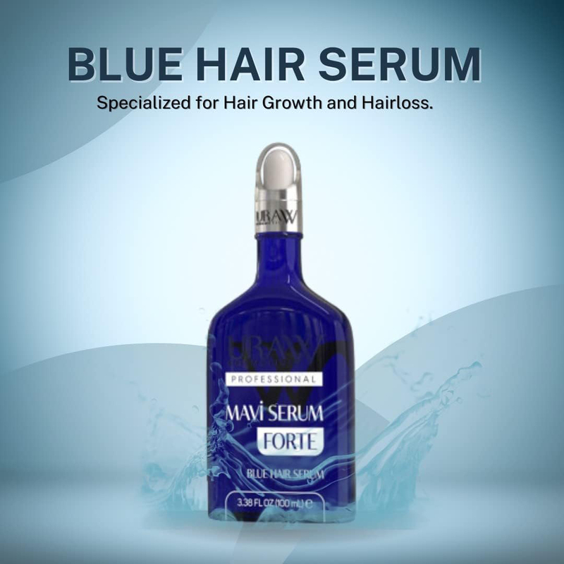 Uraw Professional forte Mavi Blue Serum, 100ml, 4 Pieces