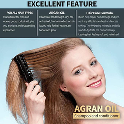 Cab's Argan Oil Moisturizing Conditioner Hydrating Colour Protection Dry Damage Hair, 500ml