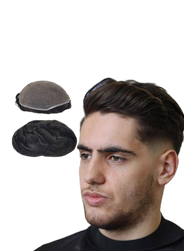 Full Soft French Lace 100% Original Hair System for Men, Set