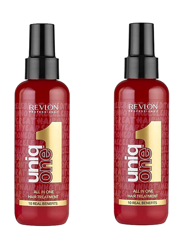 Revlon Uniq One All in One Hair Treatment, 150ml, 2 Pieces