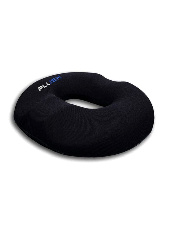 Creative Planet Donut Memory Foam Seat Cushion, Black
