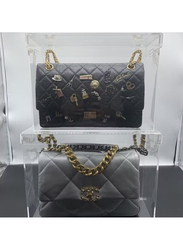 Creative Planet Acrylic Luxury Bag Display Case, 32 x 14 x 24cm, Clear