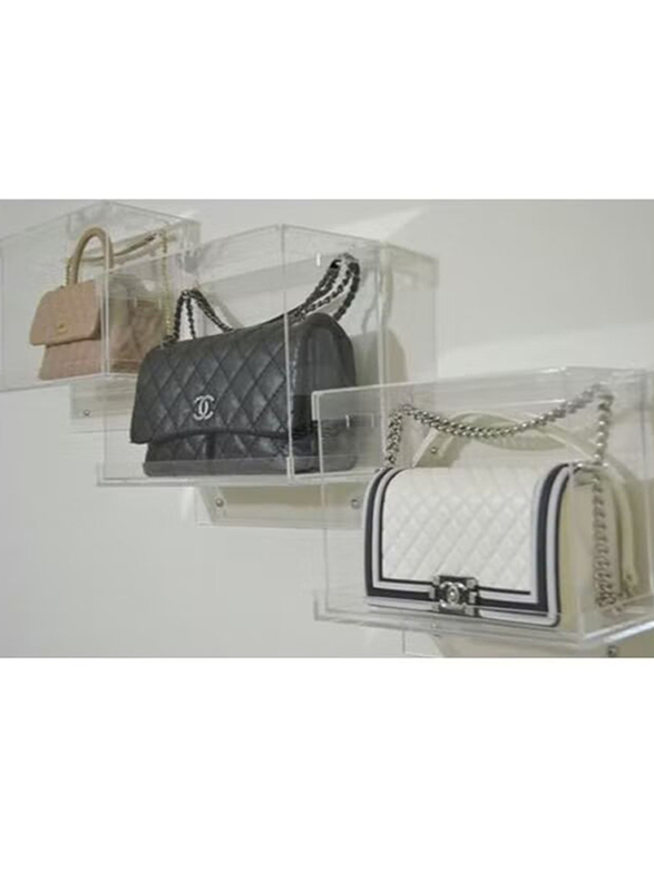 Creative Planet Acrylic Luxury Bag Display Case, 42 x 24 x 40cm, Clear
