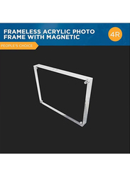 Creative Planet 4R Acrylic Photo Frame, 3 Piece, Clear