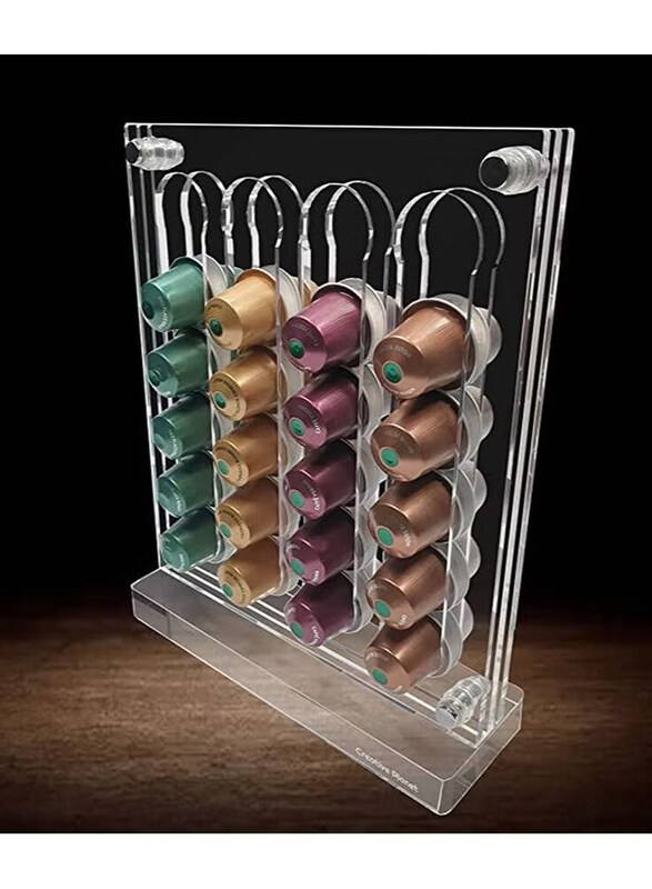 

Creative Planet Acrylic Nespresso Coffee Pod Holder, Clear