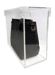 Creative Planet Acrylic Luxury Bag Display Case, 35 x 20 x 38cm, Clear