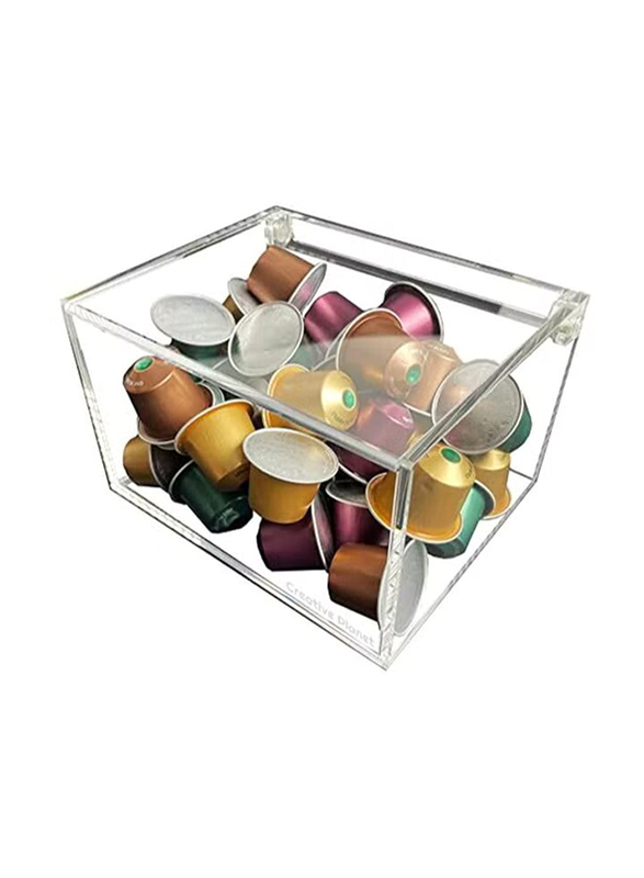 Creative Planet Extended Version Acrylic Coffee Capsule Holder, Clear