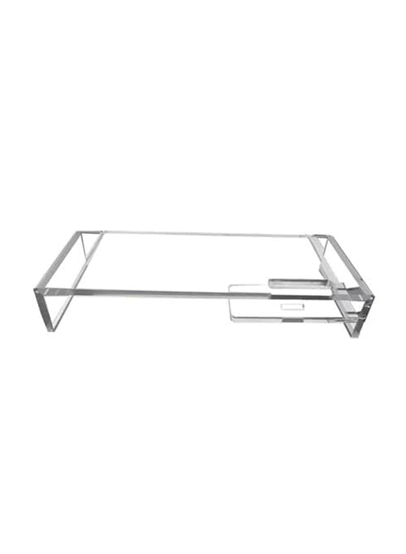 Creative Planet Premium Acrylic Monitor Stand Monitor, Clear