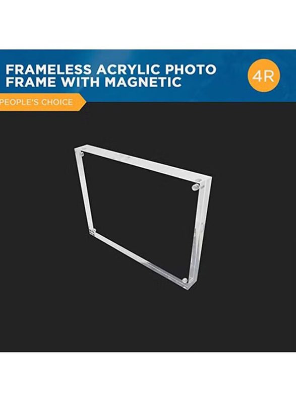Creative Planet 4R Acrylic Photo Frame, Clear
