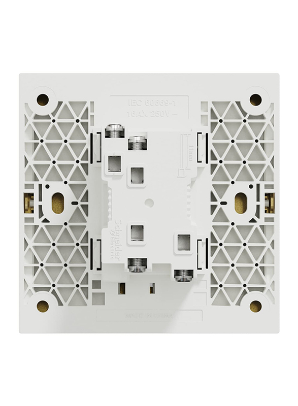 Schneider Electric Avataron C Intermediate Switch with Fluoresent Locator, 1 Gang, 16Ax, 250 V, E8731MF_WG, Wine Gold